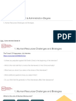 Business Management & Administration Degree: 1. Human Resources Challenges and Strategies