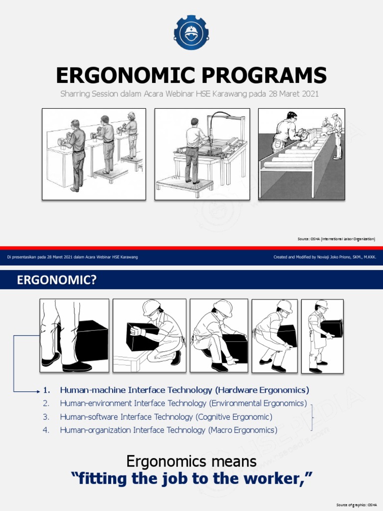 Program Ergonomi untuk Kesehatan Kerja | PDF | Komputer | Teknologi ...