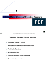 (D') Three Major Classes of Chemical Reactions