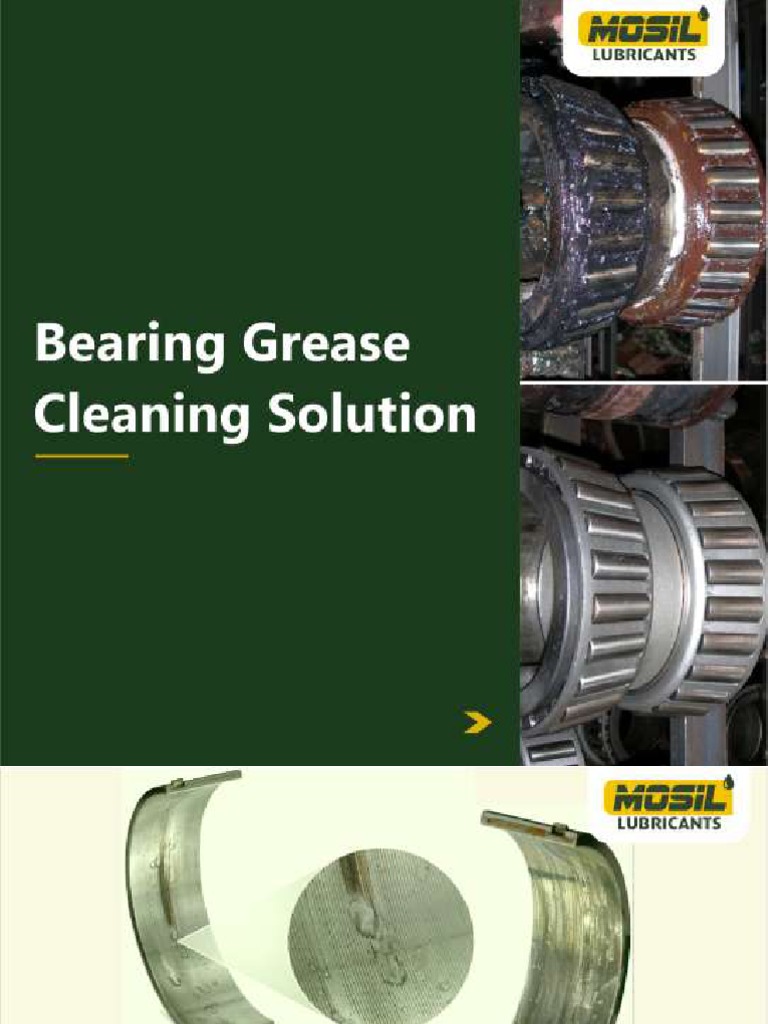 Bearing Grease Cleaning Solution by MOSIL Lubricants PDF