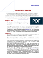 Vocabulaire Foncier