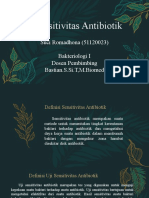 Suci Romadhona Sensitivitas Antibiotik (Bakteriologi)