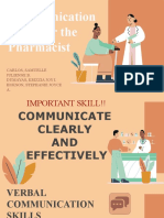 Communication Skills of Pharmacist