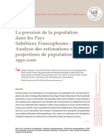 Ferdi p168 La Pression de La Population Dans Les Pays Saheliens Francophones