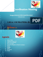 Liga 3 Match Coordination Meeting