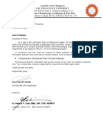 Letter For CDP of Rosario Batangas