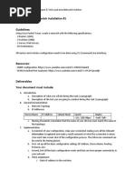 Task 1 - Network Switch Installation #1: Information Is Captured and Make A Small Comment of What The Screenshot Is About