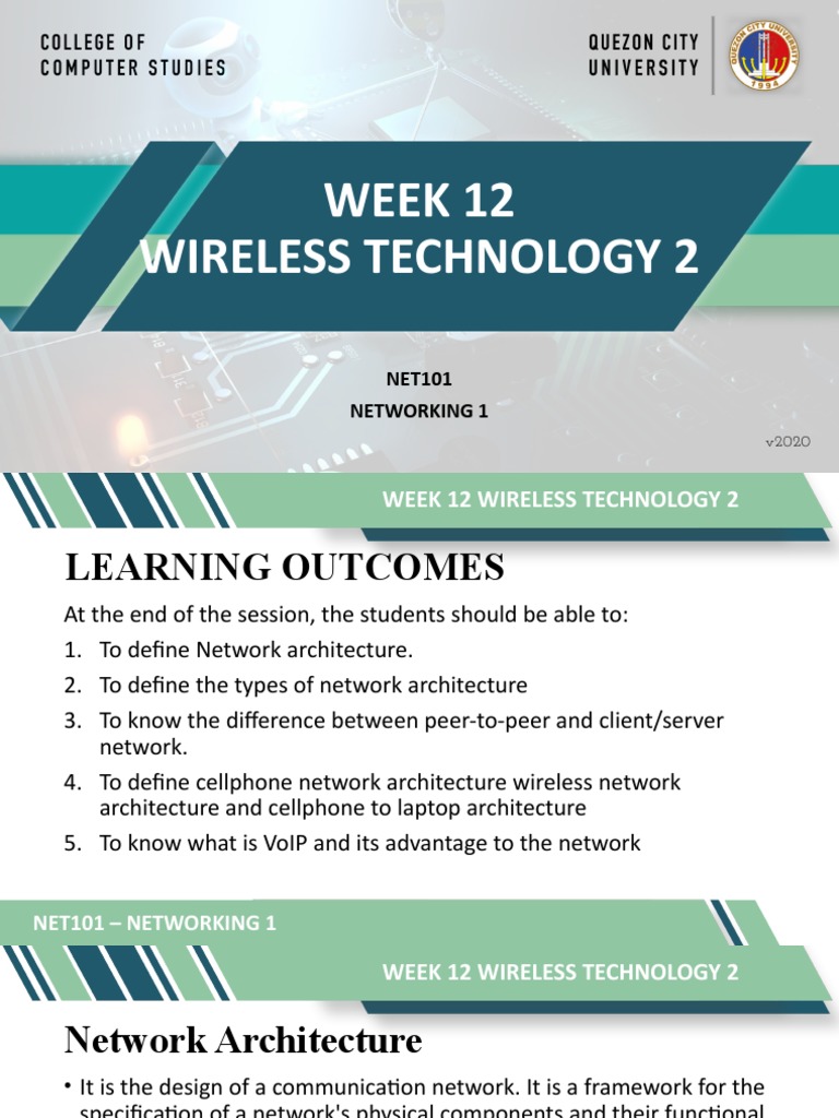 Understanding Network Architectures in NET101 | PDF | Computer Network ...
