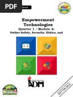 Empowerment Technologies: Quarter 1 - Module 2