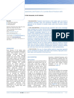 Direct Midline Posterior Corpectomy and Fusion of A Lumbar Burst Fracture With Retrospondyloptosis