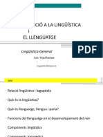 Introducció Al Llenguatge I La Lingüística