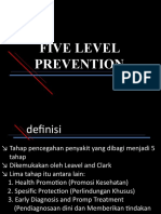 Five Level Prevention. 2-1