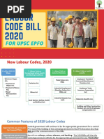 New Labour Code Bill, 2020 Part-1