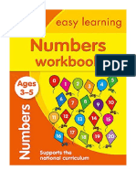 Numbers Workbook Ages 3-5: Prepare For Preschool With Easy Home Learning - Collins Easy Learning