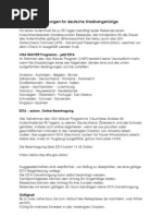 Einreisebestimmungen für deutsche Staatsangehörige