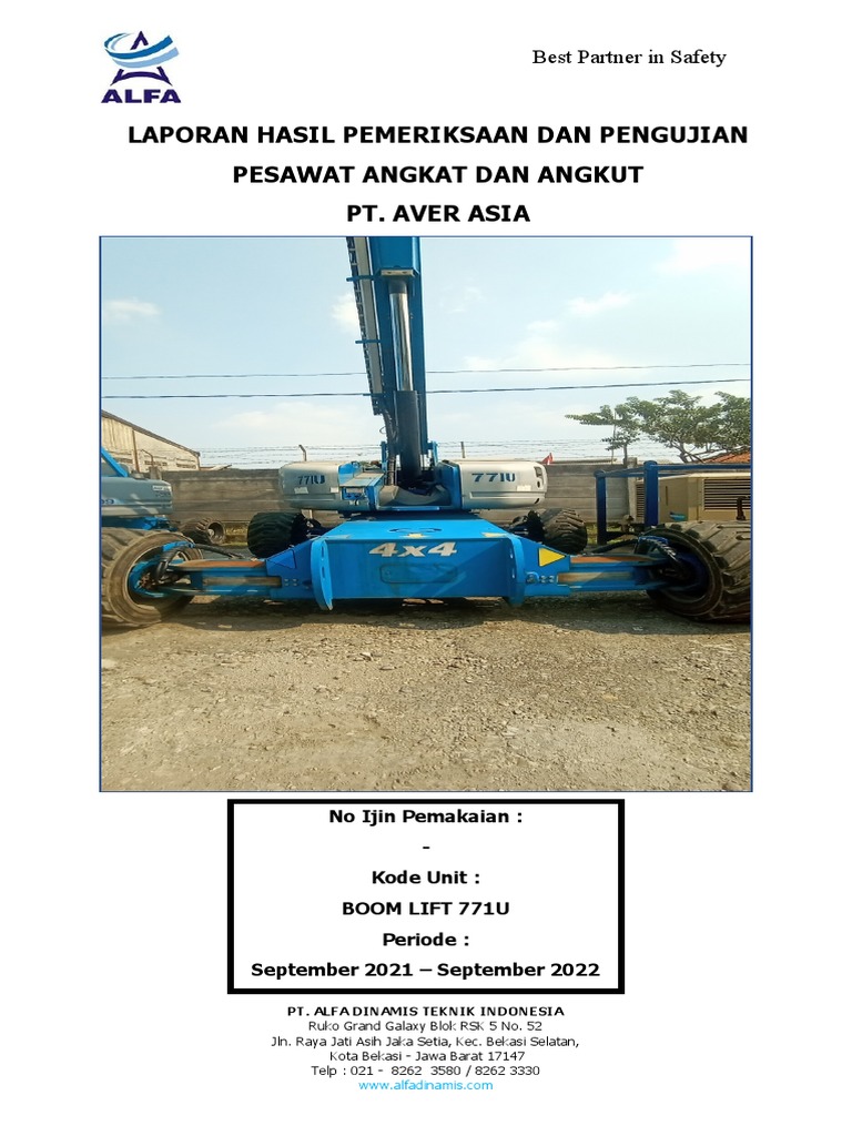 PT. AVER ASIA BOOM LIFT Ok PDF