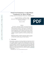 Numerical Evaluation of Algorithmic Complexity for Short Strings