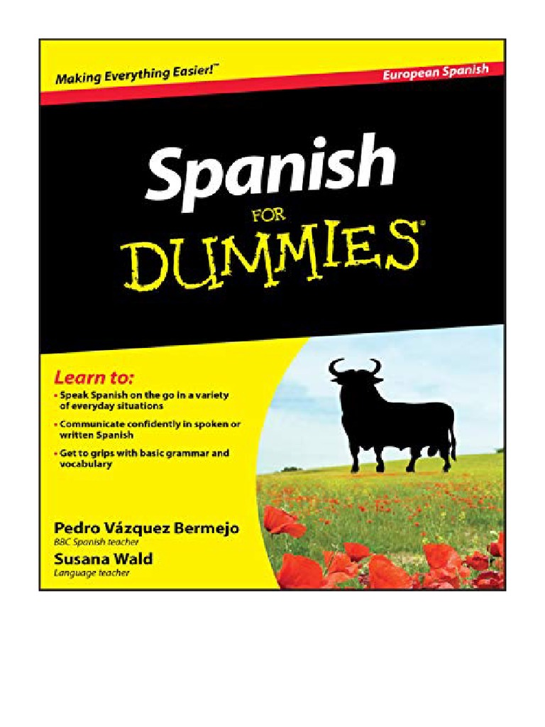 Spanish For Dummies Pedro Vazquez Bermejo PDF