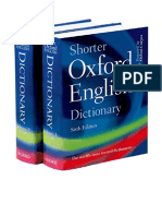 Shorter Oxford English Dictionary - Oxford Languages