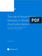 The Role of Azure Active Directory in Windows 10 Cloud Subscriptions