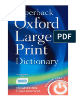 Paperback Oxford Large Print Dictionary - Oxford Languages