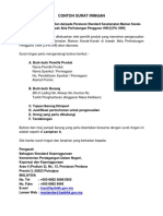 Format Surat Iringan - Permohonan Pengecualian