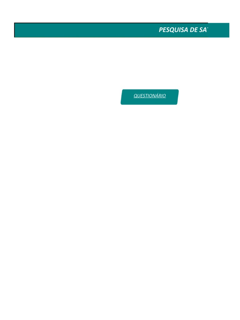 Planilha Pesquisa De Satisfacao Pdf Qualidade Negócios