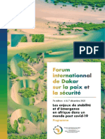 Forum de Dakar Programme 2021
