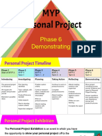 MYP Personal Project - Phase 6 Demonstrating