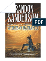 Words of Radiance: Book Two of The Stormlight Archive - Brandon Sanderson