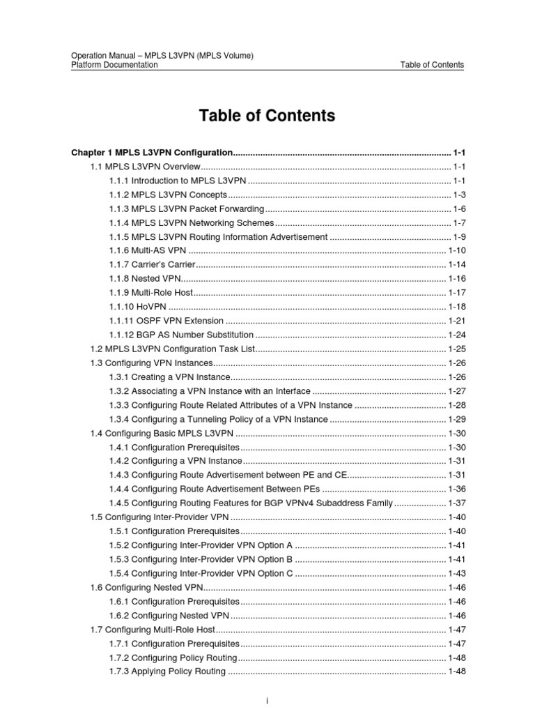 03-MPLS L3VPN Configuration | PDF | Virtual Private Network ...