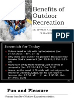 Benefits of Outdoor Recreation