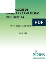 Protocolo para Realizar Trabajos Relacionados Al Gas PDF