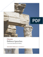 Defence Speeches - Cicero