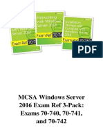 MCSA Windows Server 2016 Exam Ref 3-Pack: Exams 70-740, 70-741, and 70-742 - Craig Zacker