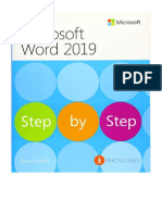 Microsoft Word 2019 Step by Step - Joan Lambert