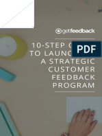 10-Step Guide To Launching A Strategic Customer Feedback Program