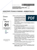 Instituto Aocp 2021 Itep RN Assistente Tecnico Forense Administracao Prova