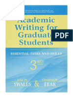 Academic Writing For Graduate Students: Essential Tasks and Skills - John M. Swales