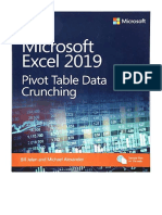 Microsoft Excel 2019 Pivot Table Data Crunching (Business Skills) - Bill Jelen