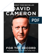 For The Record - David Cameron