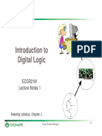 Introduction to Digital Logic Layers and Abstraction