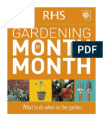 RHS Gardening Month by Month: What To Do When in The Garden - DK