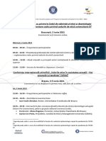 Program Draft Conferinta POCU INTL - Restrâns