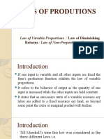 Laws of Production-Law of Variable Proportion