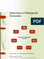 Importance of Managerial Economics