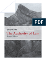 The Authority of Law: Essays On Law and Morality - Joseph Raz