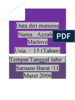 Data Diri Manusia