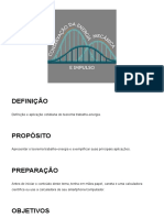 Conservação Da Energia Mecânica e Impulso