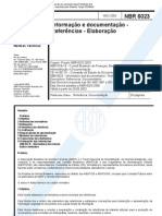 ABNT NBR 6023-2002 - Informação e documentação - Referências - Elaboração